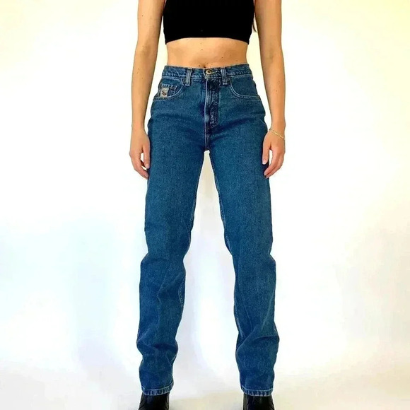 Vintage High Rise Mom Jeans by Cruel Girl - 9 - Picture 1 of 8